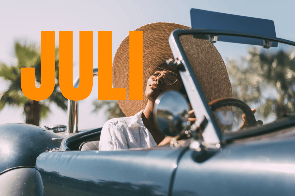 Monatsmotiv Juli bei der Fahrschule Grünwald in Vallendar – Sommer und Freiheit beim Autofahren